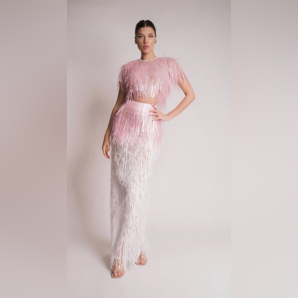 πNEW MARIANDREE GAITAN OLIVIA TOP -rose medium - Picture 6 of 13